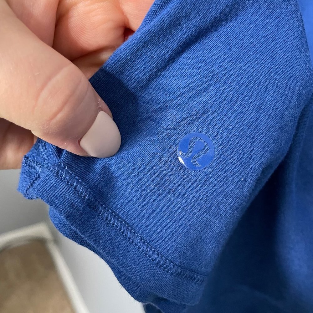 LULULEMON restore short sleeve tee in rugged blue - Picture 4 of 5